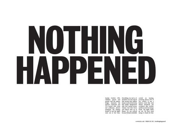 Nothing happened