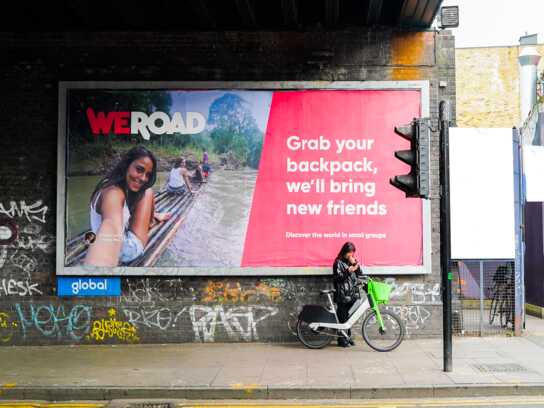 UGC ads lead WeRoad's first ever international OOH campaign