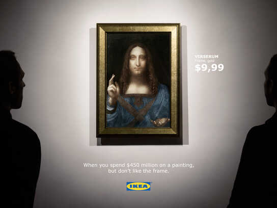 Ikea's response to the world's most expensive painting