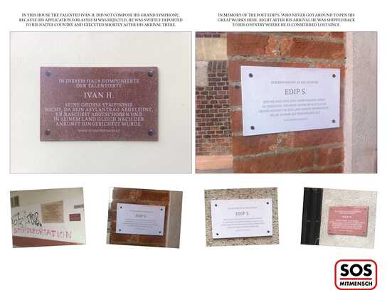 Commemorative plaques