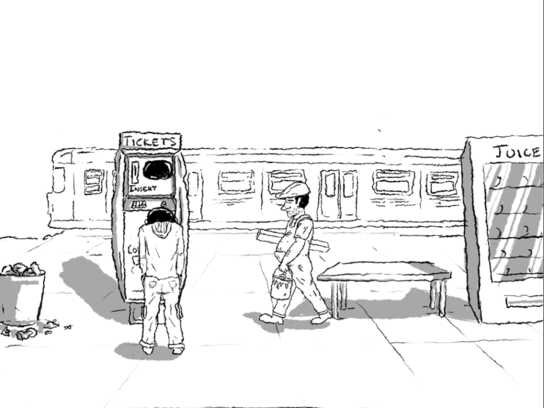 What goes up doesn't come down smoothly. 