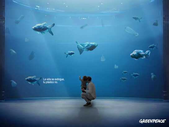 GREENPEACE |  life is extinct, your plastic not