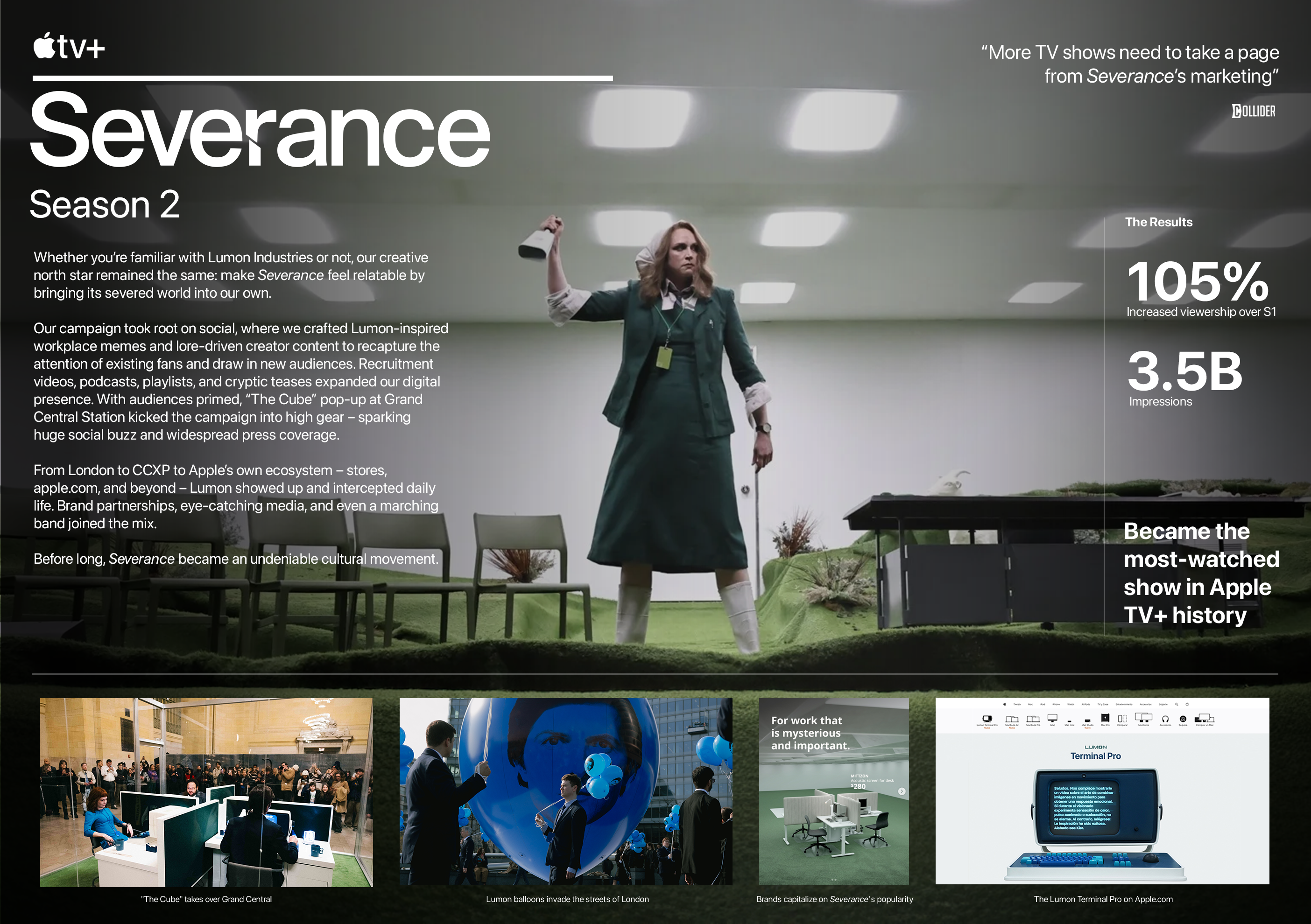 Apple’s Severance S2 Integrated Campaign Image