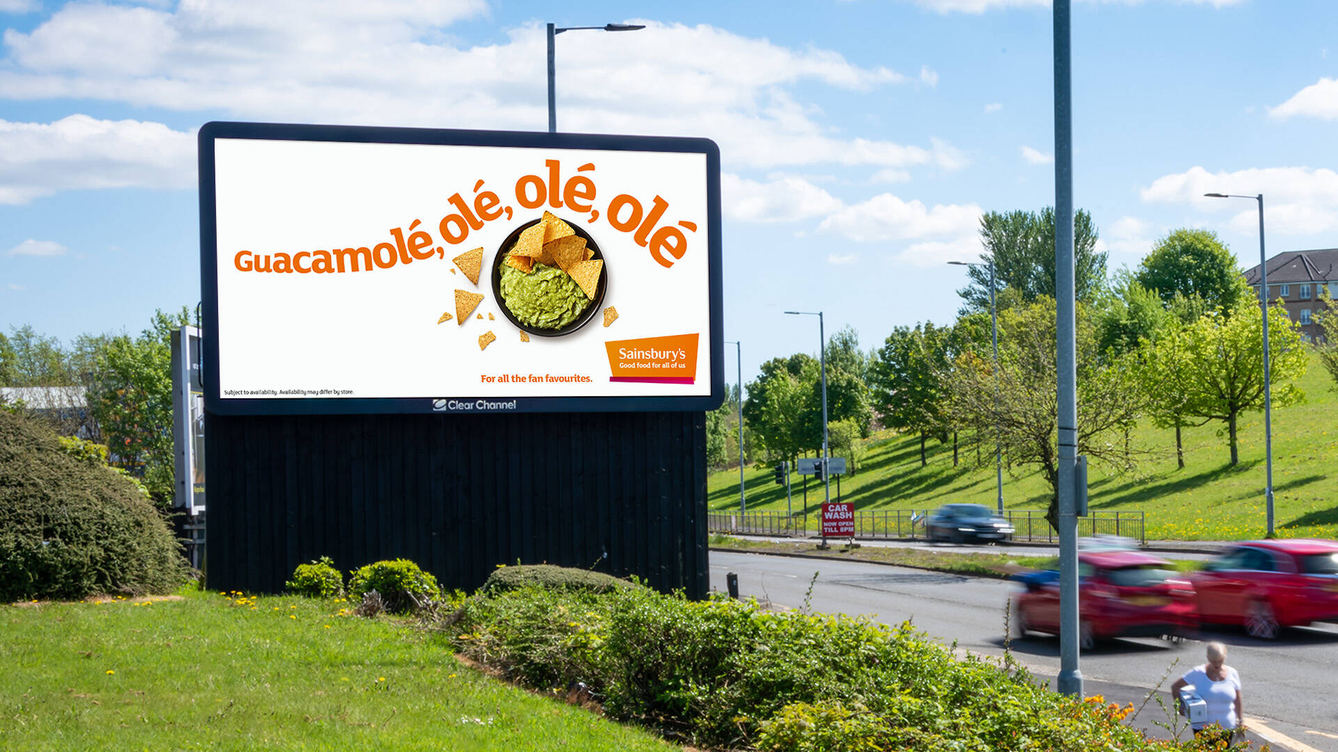 Sainsbury's Sausage Rolé World Cup OOH campaign