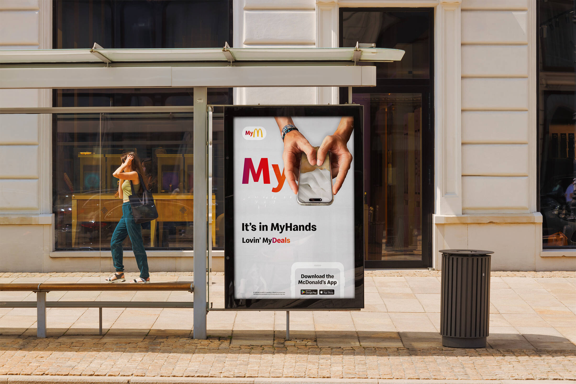 Campaña OOH de McDonald’s 'It’s in MyHands'