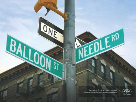 Unexpected Signs - Balloon, Unexpected  Signs - Vampire