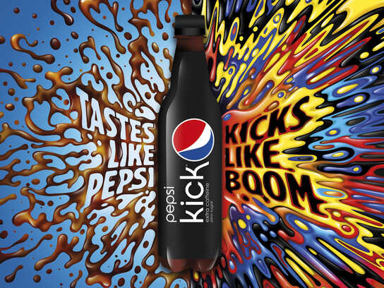 Tastes like Pepsi, Kicks like Boom