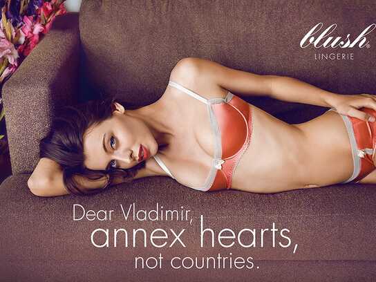 Blush Lingerie to go Ads of the World Part of The Clio Network