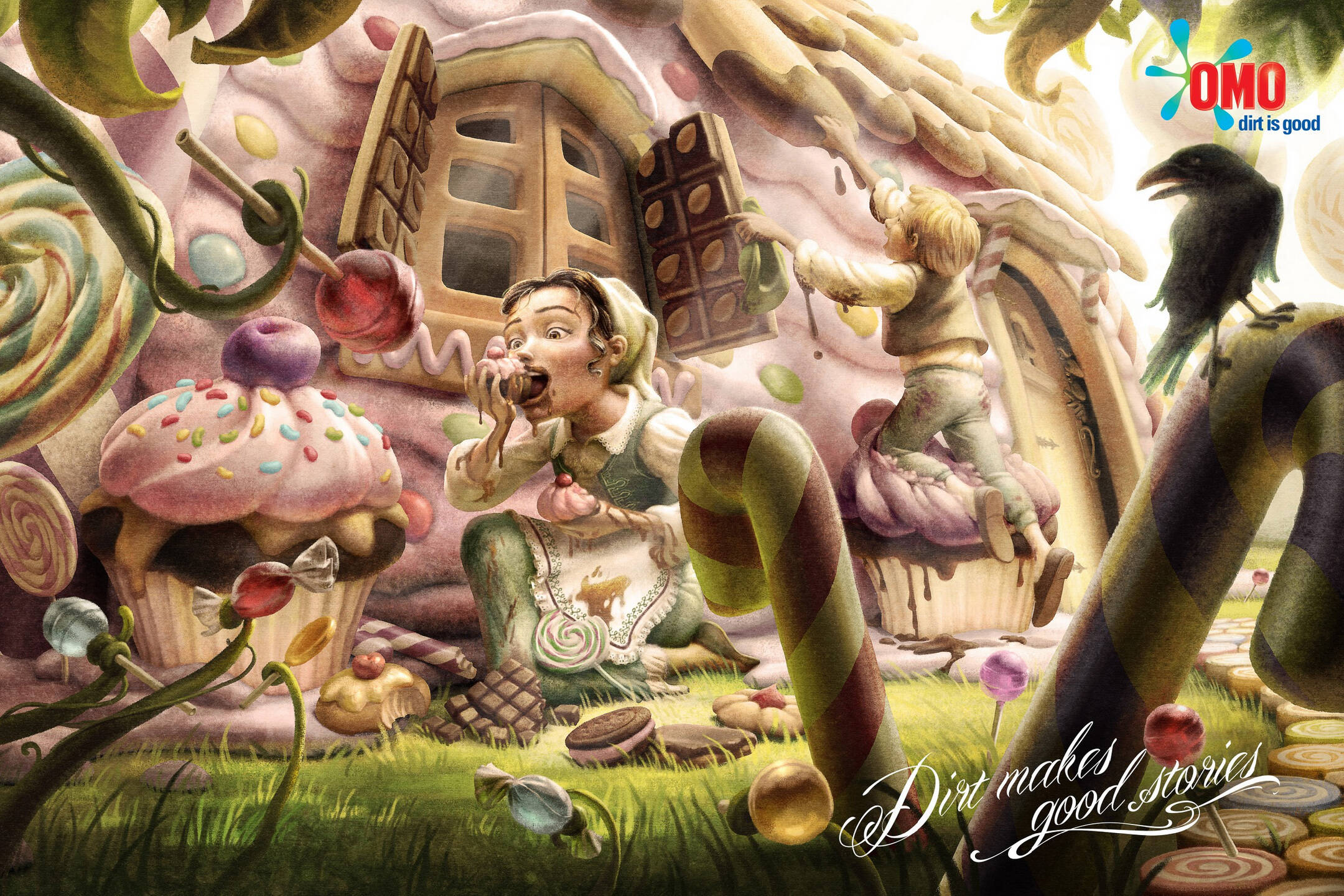 omo-frog-prince-alice-in-wonderland-hansel-and-gretel-ads-of-the