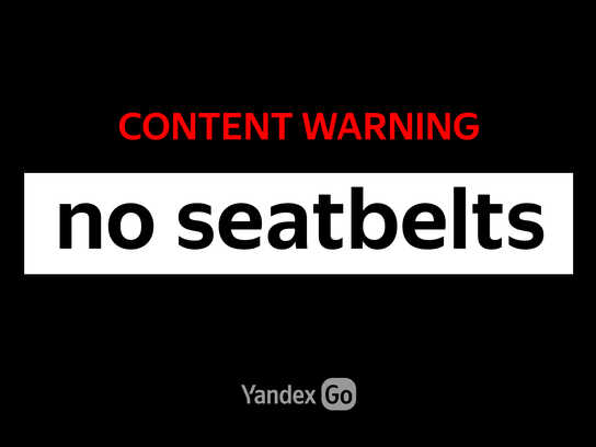Content Warning: No Seatbelts 