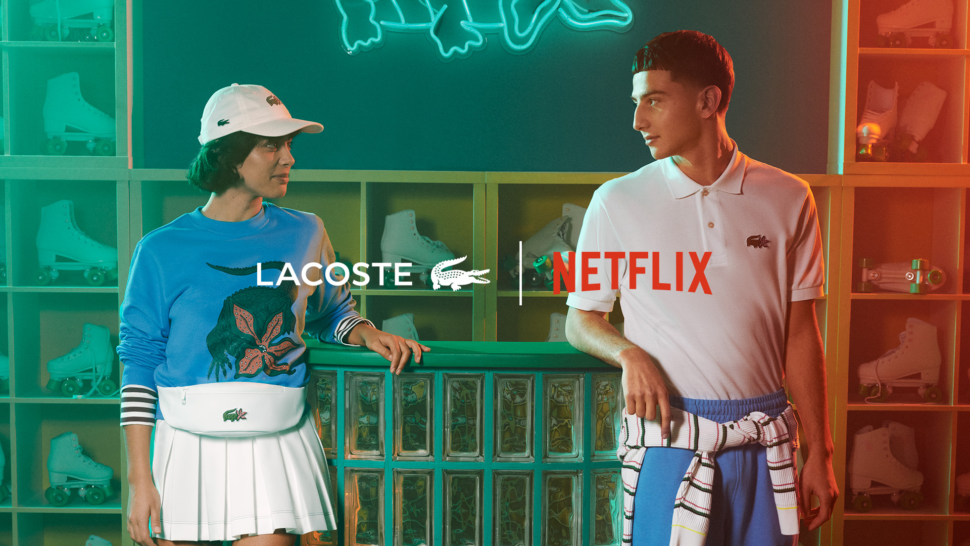 Stranger Things x Lacoste Netflix Shop Exclusive Polo