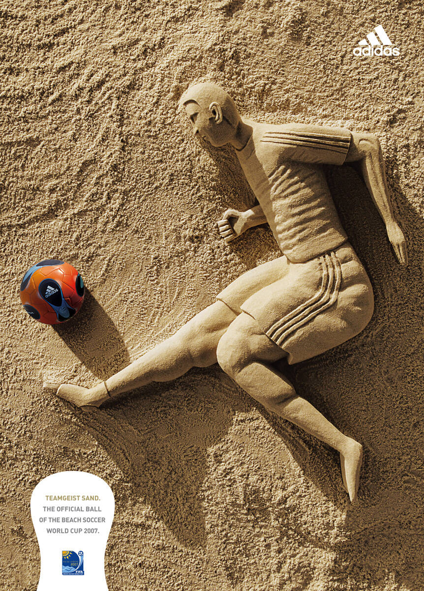 Enriquecimiento Visión casamentero adidas: Beach soccer • Ads of the World™ | Part of The Clio Network