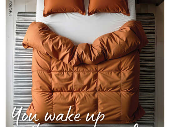 You wake up like you sleep