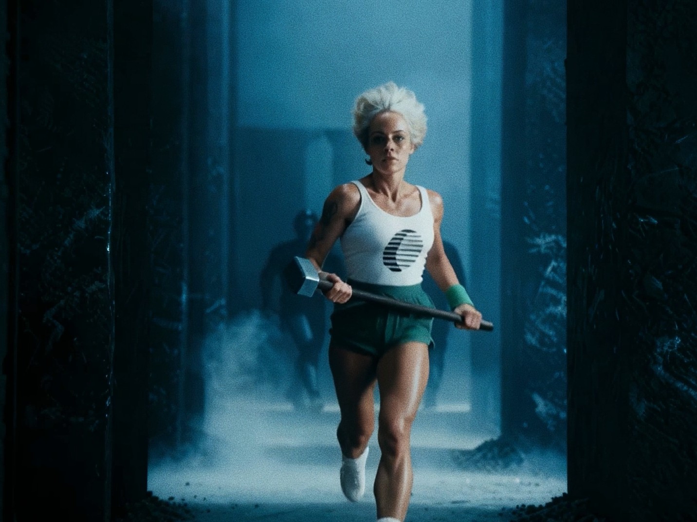 Recreation of Apple's Legendary 1984 Ad Image