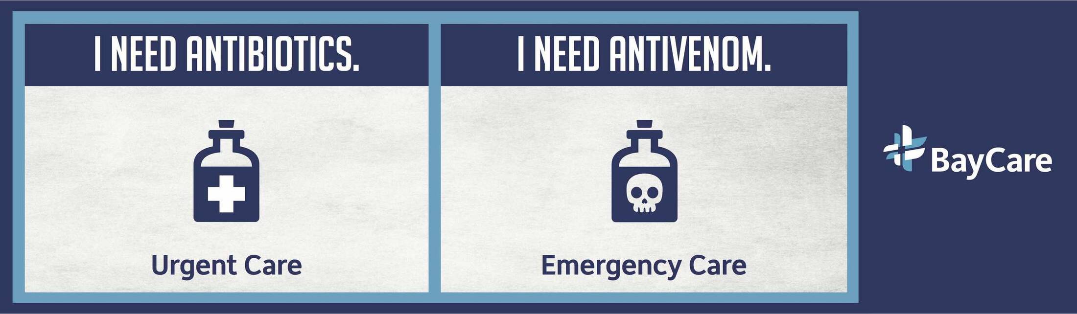 BayCare Health System Urgent Care vs Emergency Care • Ads of the World