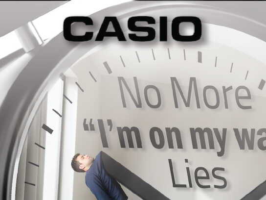 No More “I’m on my way” Lies – Casio Alarm Clocks