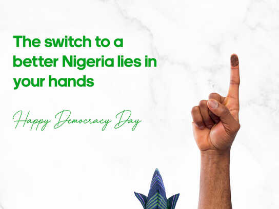 The Switch to a Better Nigeria.