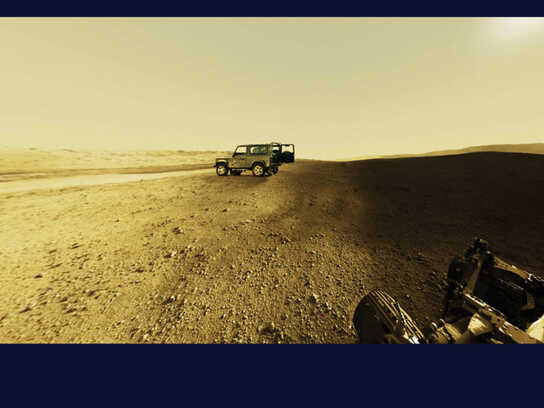 Curiosity meets Land Rover