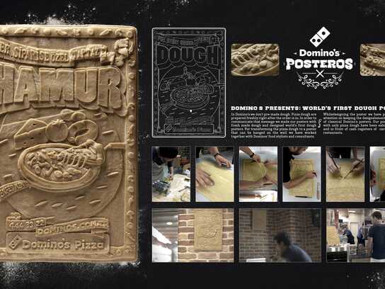 World's first dough posters