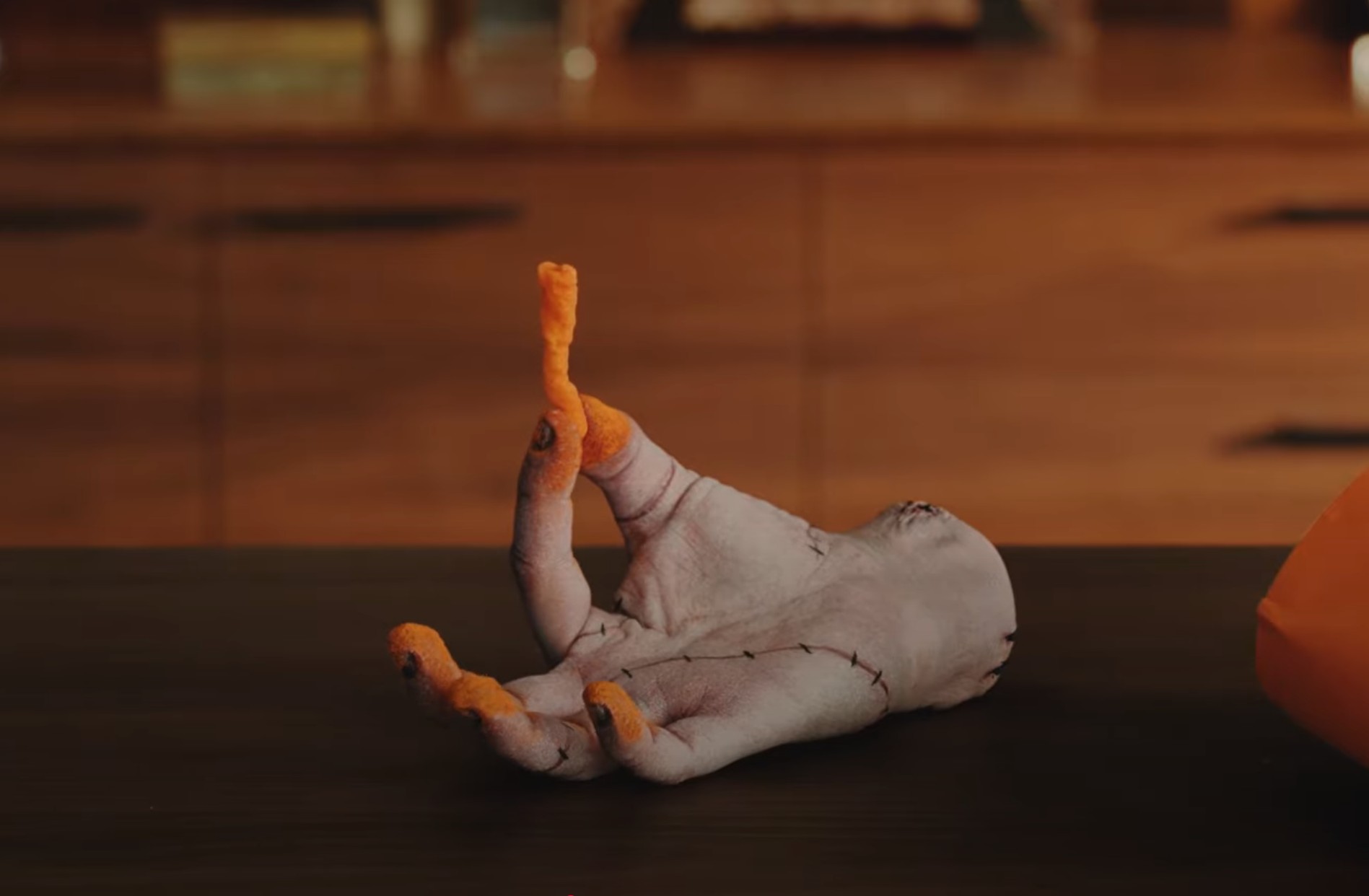 Introducing Cheetos’ newest spokesperson (spokeshand?)… Thing! Image