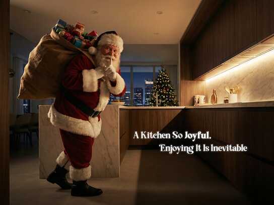 A Kitchen So Joyful, Enjoying It Is Inevitable!