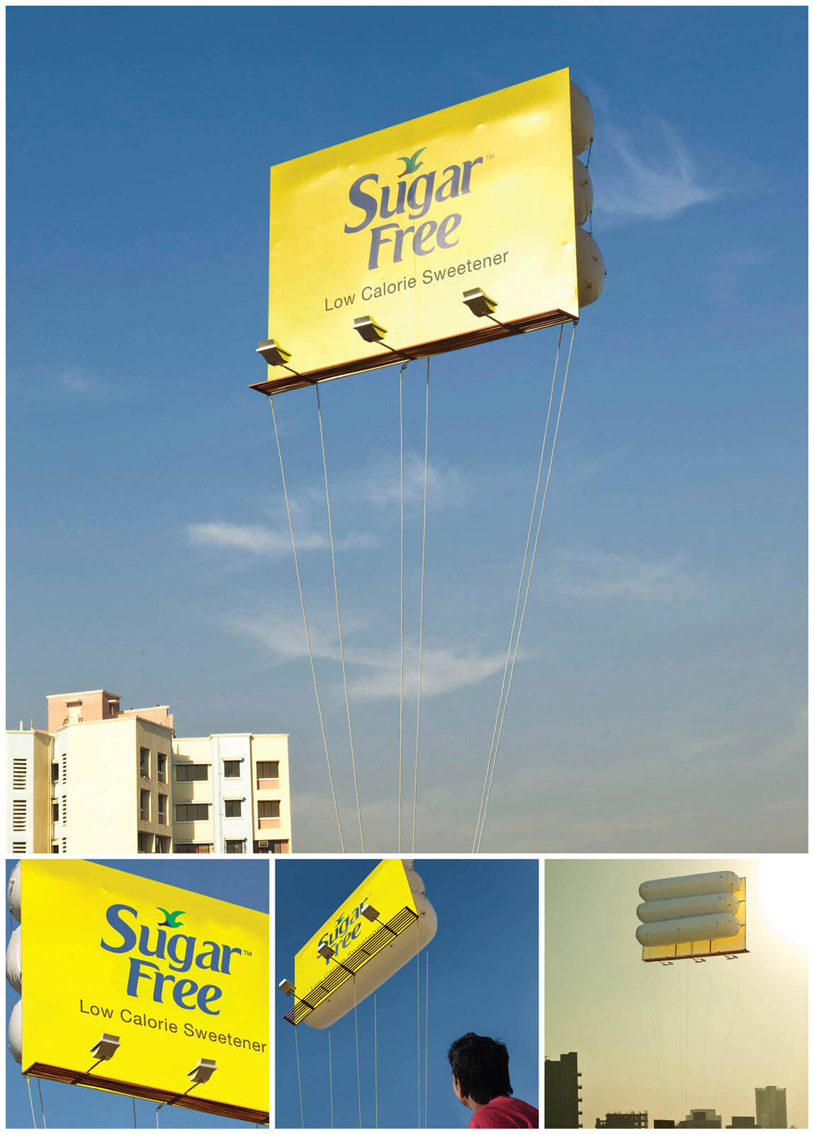 Sugar Free Floating Billboard • Ads of the World™ Part of The Clio