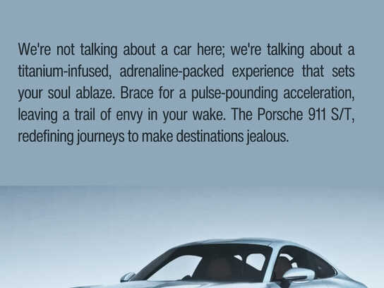 Not Just a Drive, It's a Dare