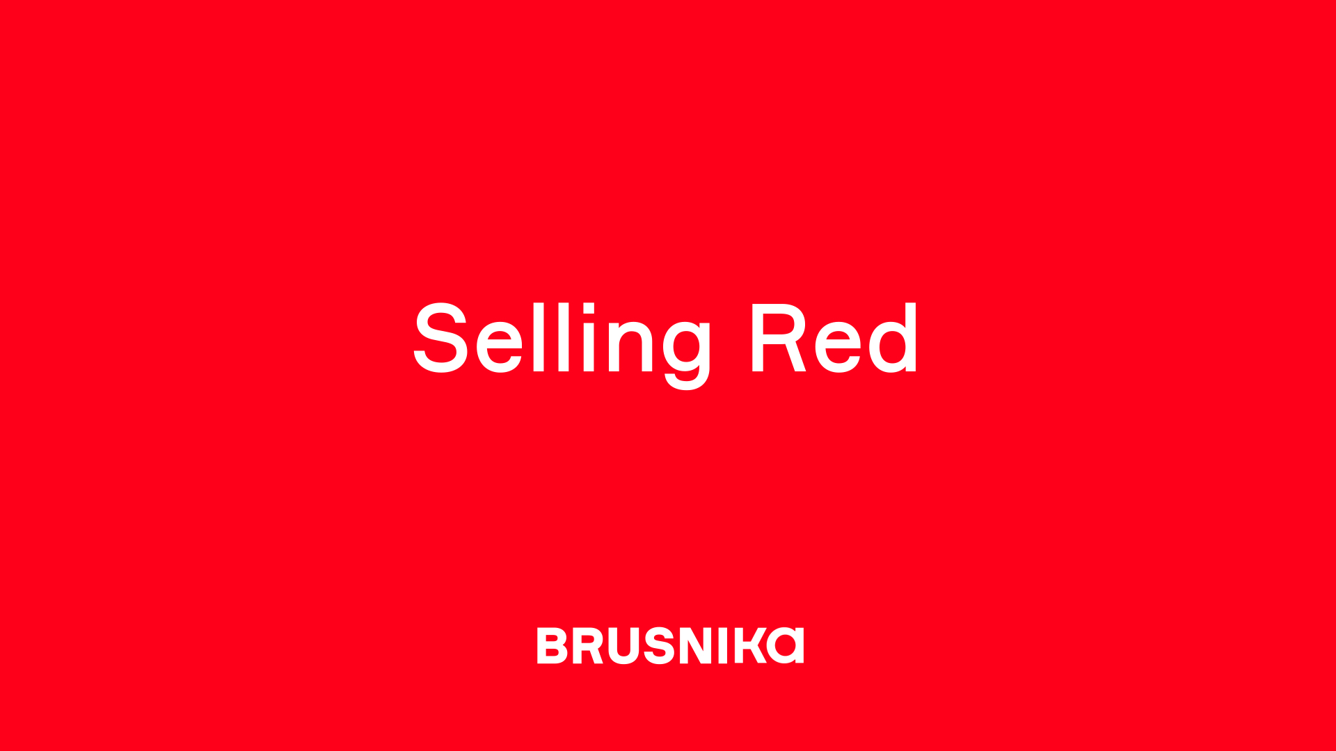 Selling Red Image