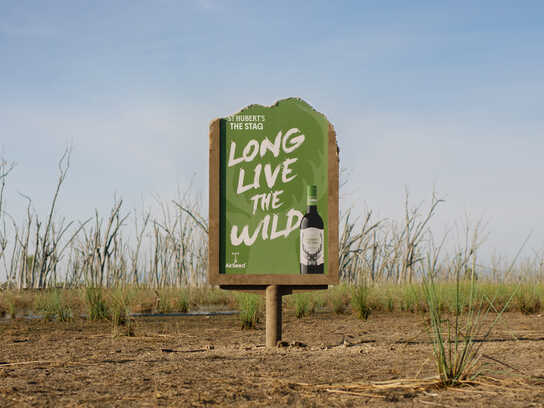 Biodegradable, tree-planting billboards. 