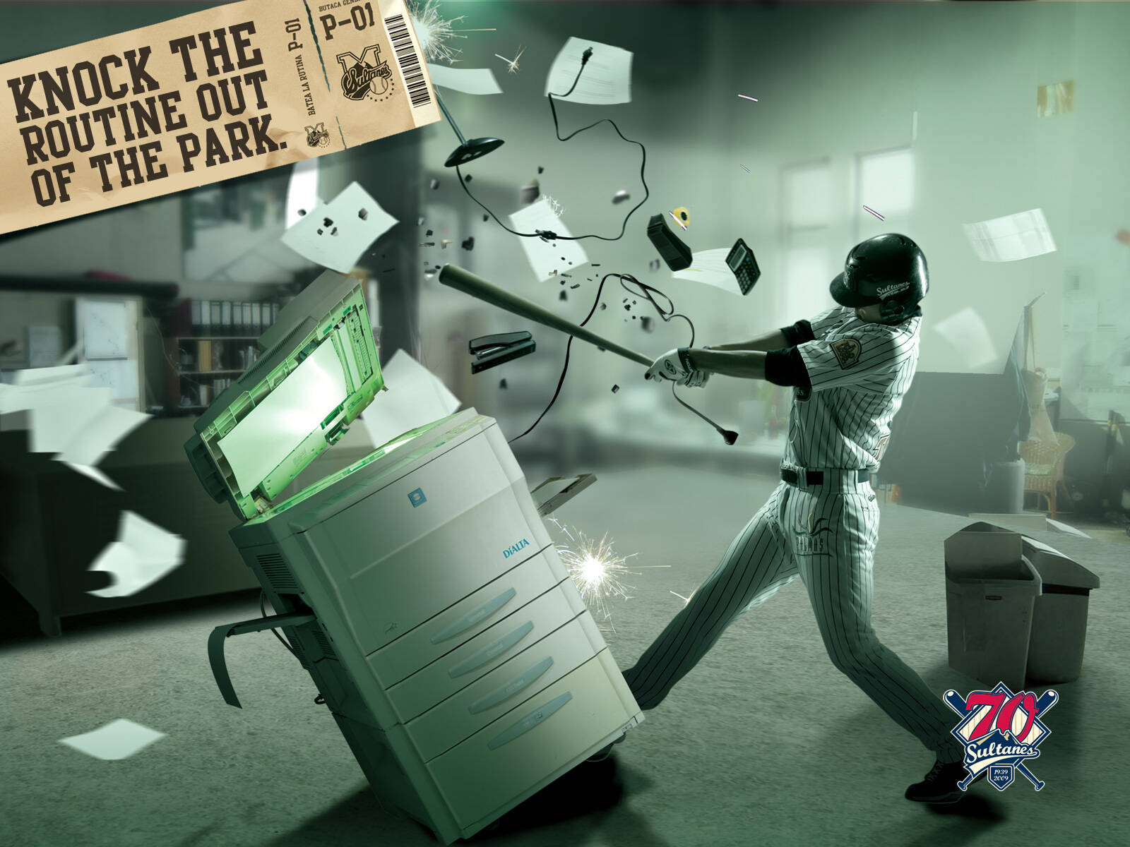 Sultanes: Knock the Routine out of the Park, Traffic, Knock the Rou •  Ads of the World™