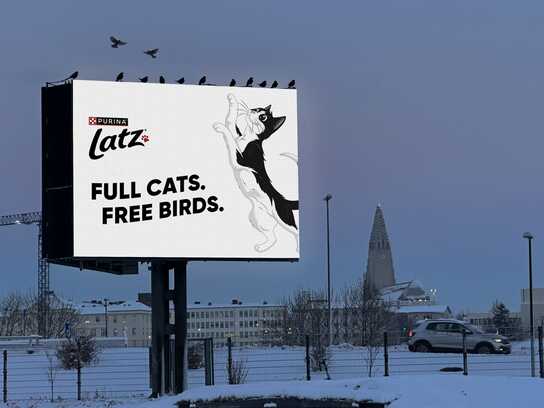 Full cats. Free birds.