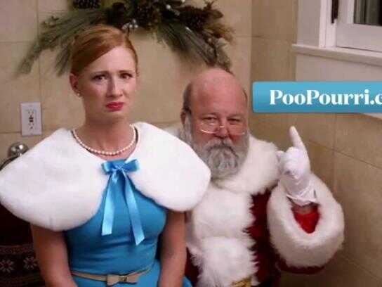 Even Santa poops