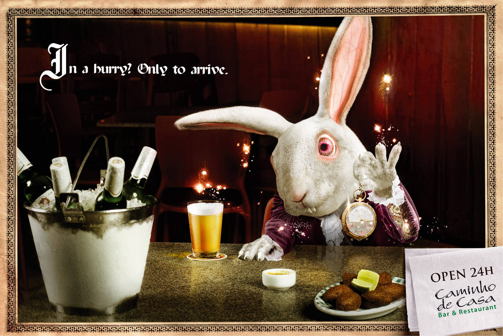 Caminho de Casa: White Rabbit, Alice, Cinderella • Ads of the World™ | Part  of The Clio Network