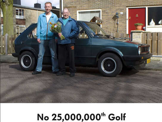 Celebration of the 25 millionth Golf