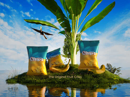 Banana Chips Branding &amp; Packaging Design