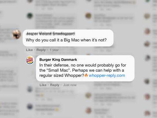 The Whopper Reply