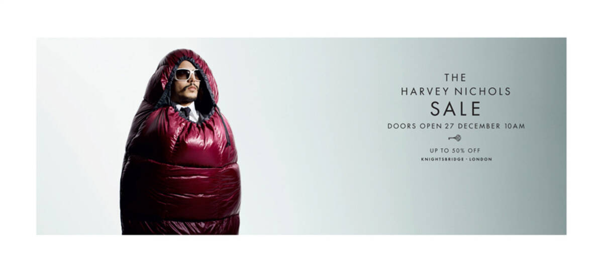 Harvey Nichols: Behave, Jacket, Behave, Handbag, Behave, Dress • Ads of the  World™