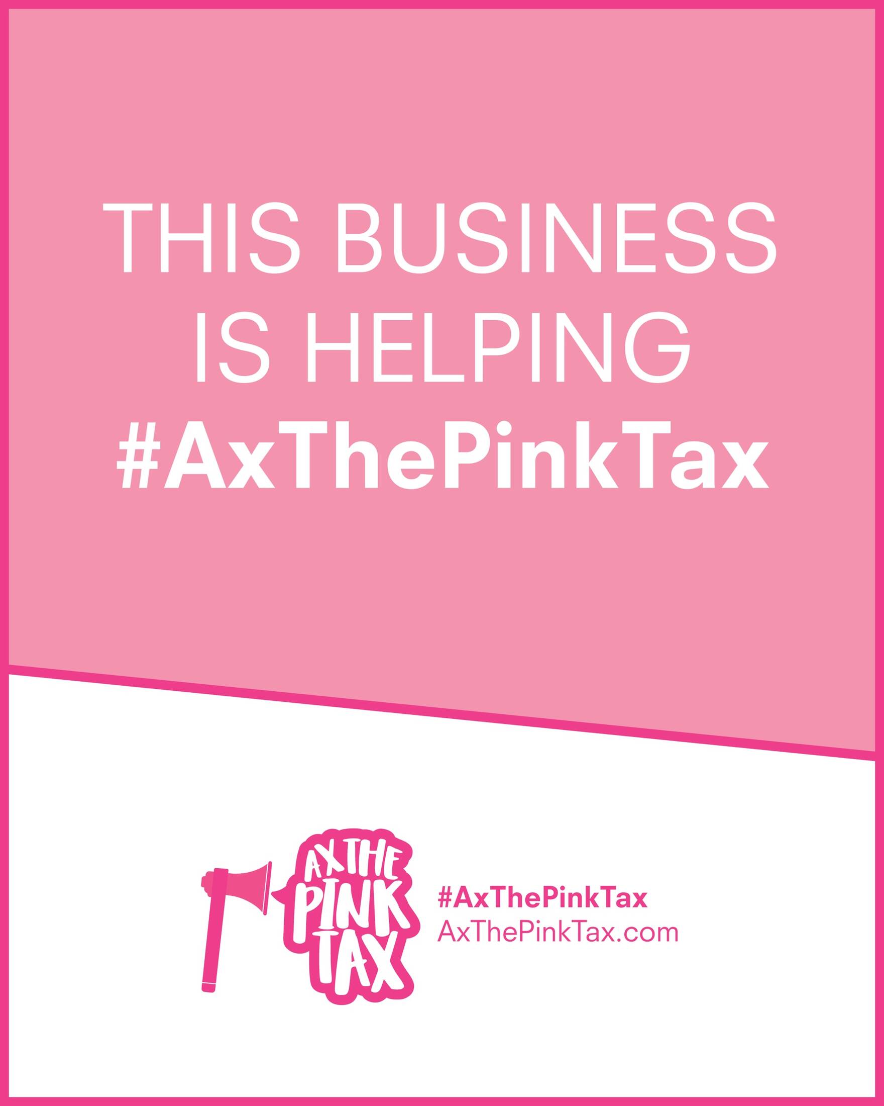 European Wax Center Ax The Pink Tax • Ads of the World™ Part of The
