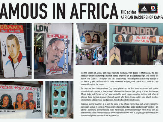 Famous in Africa, Kopanya, The Pienaar, The Morris, The F...