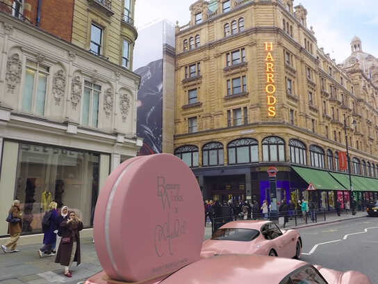 Exclusive launch at Harrods