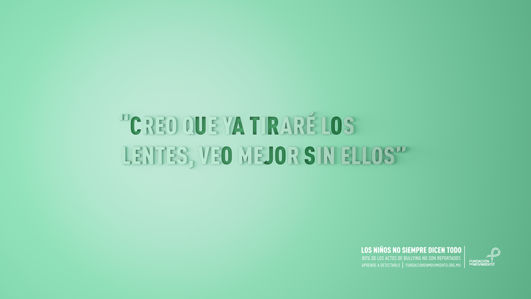 Fundación en Movimiento: Gorda, Cuatro Ojos, Tonto • Ads of the World™ |  Part of The Clio Network