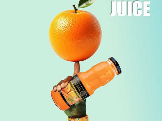 CAESAR Orange &amp; Carrot Juice – Creative Print Campaign