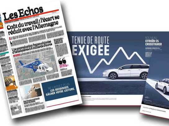 Citroën shakes Les Echos