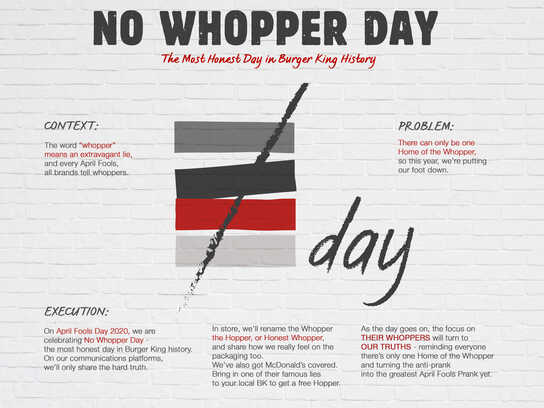 No Whopper Day