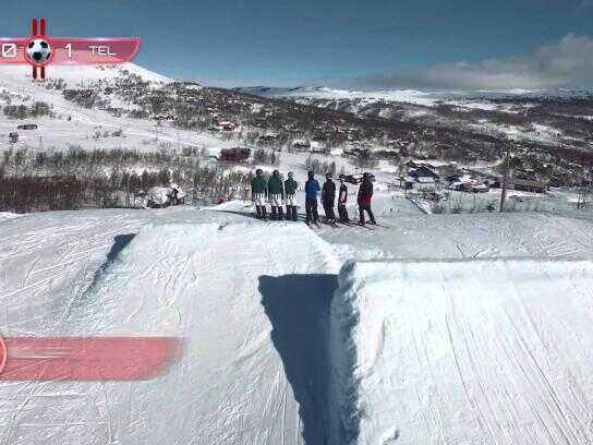 Skiing and Football - What could possibly go wrong