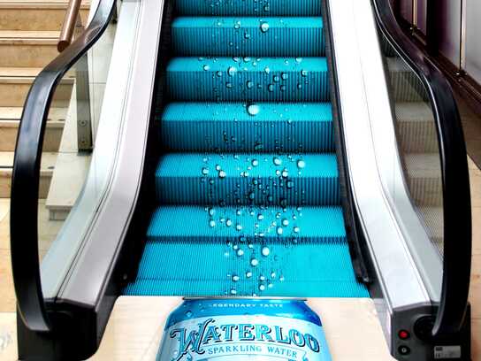 Waterloo Bubble Escalator