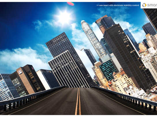 City, Mountains, Sea