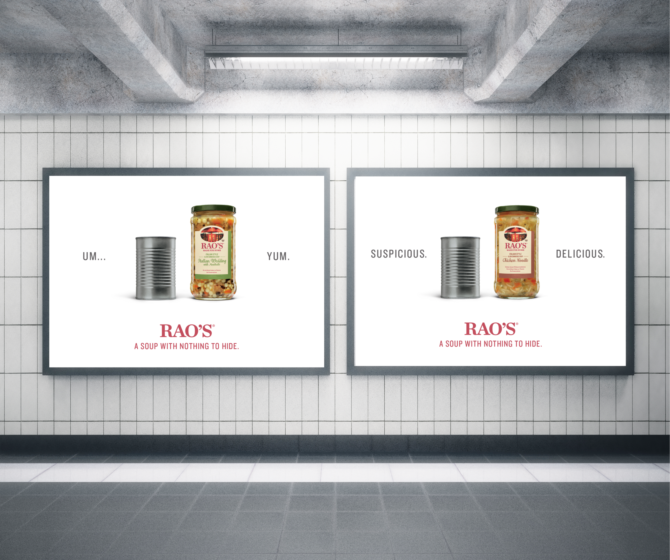 Rao's: Rao's Soup, A Soup with Nothing to Hide • Ads of the World™