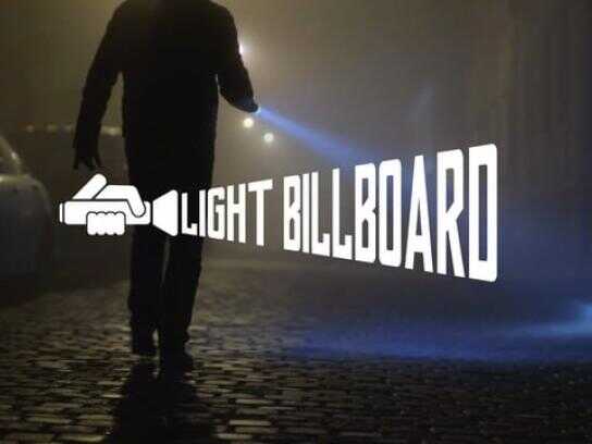 Flashlight billboard