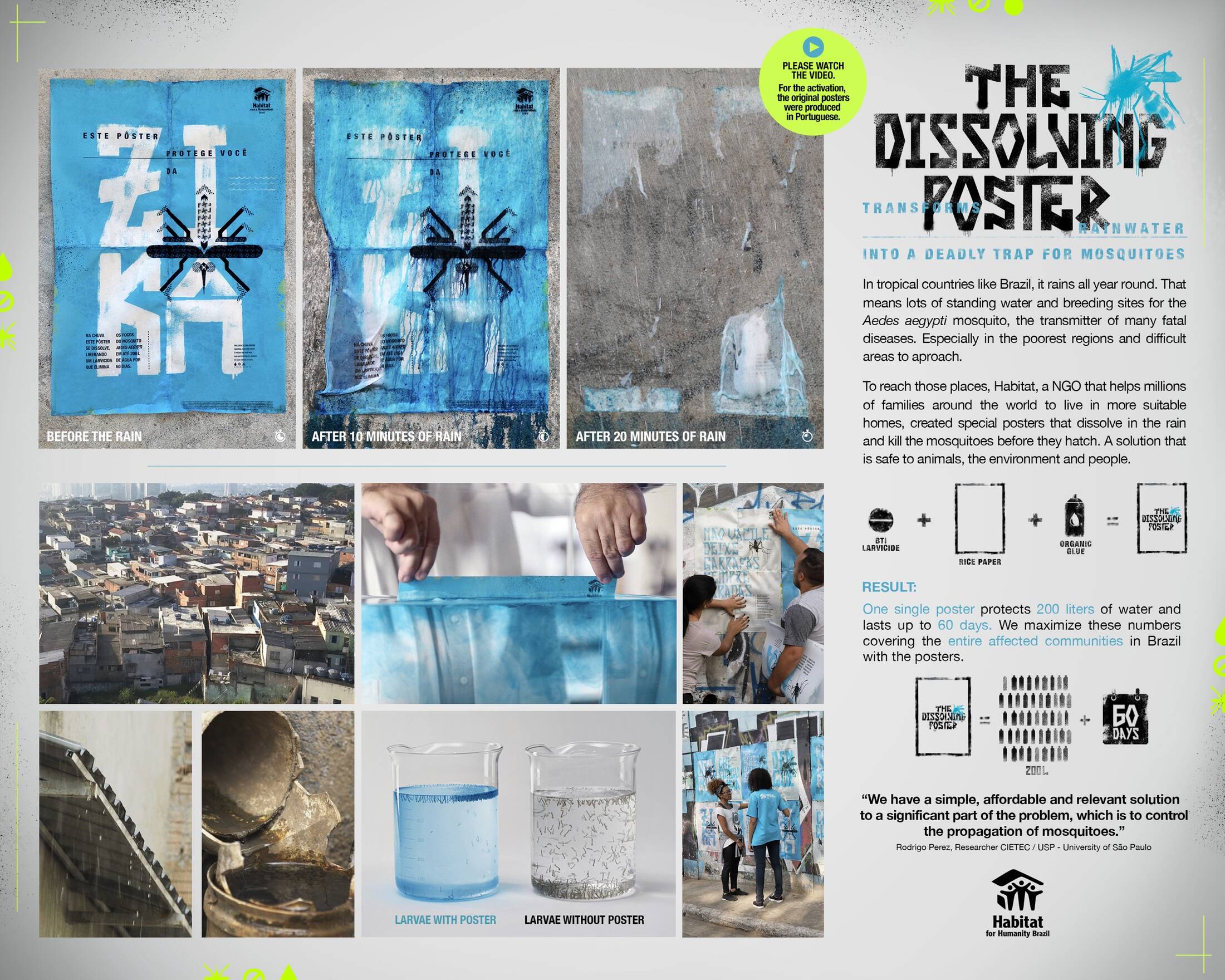 Habitat for Humanity: The Dissolving Poster • Ads of the World